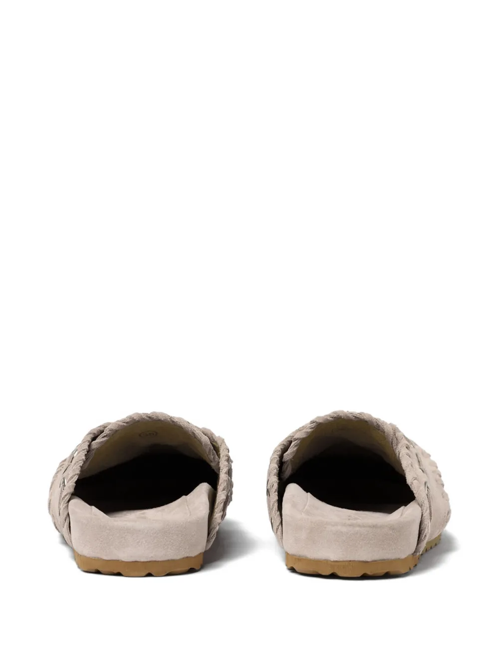 Scarosso Flora muiltjes met franje Beige