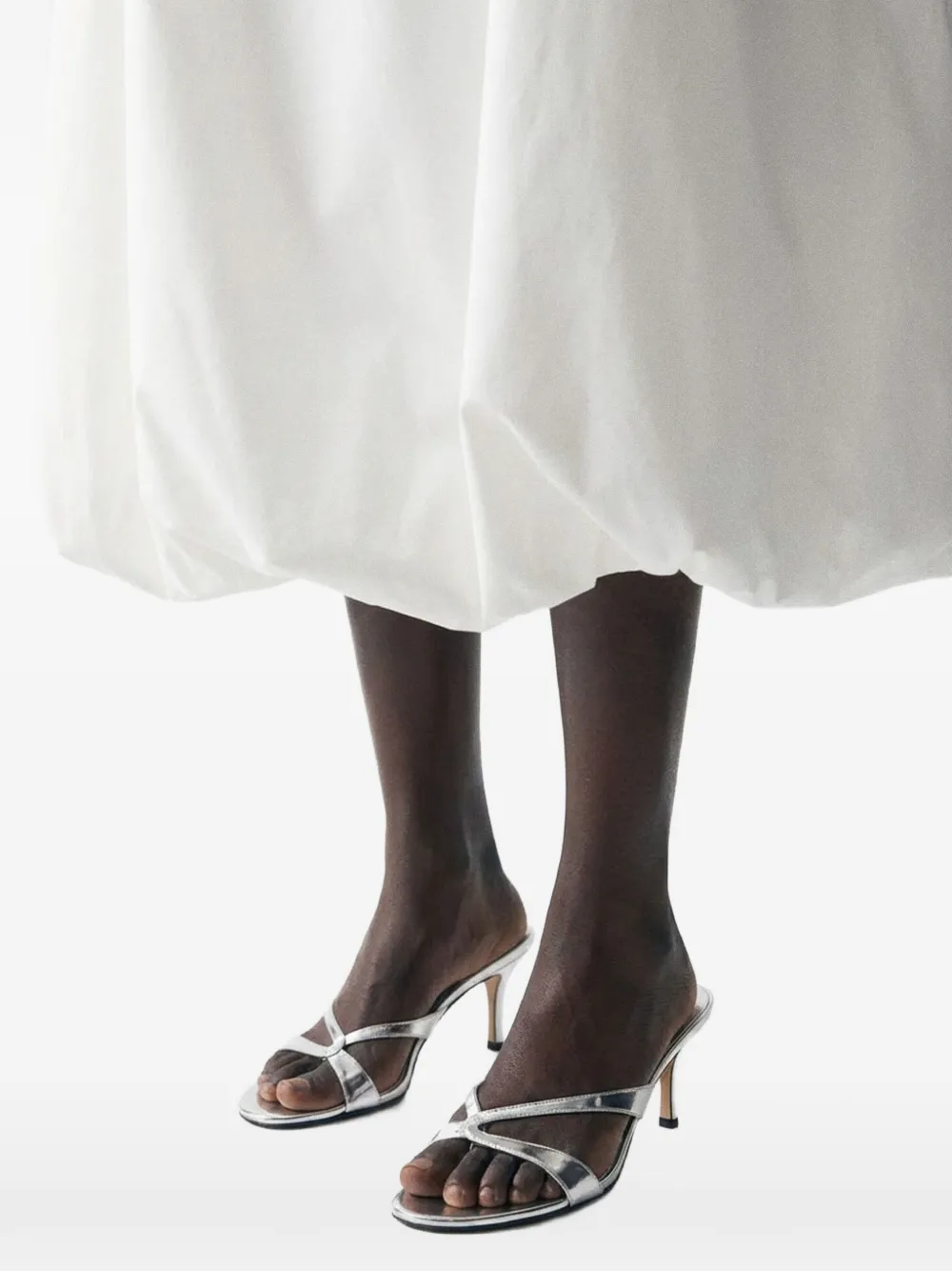 Scarosso Pauli sandalen met kruisbandjes Wit