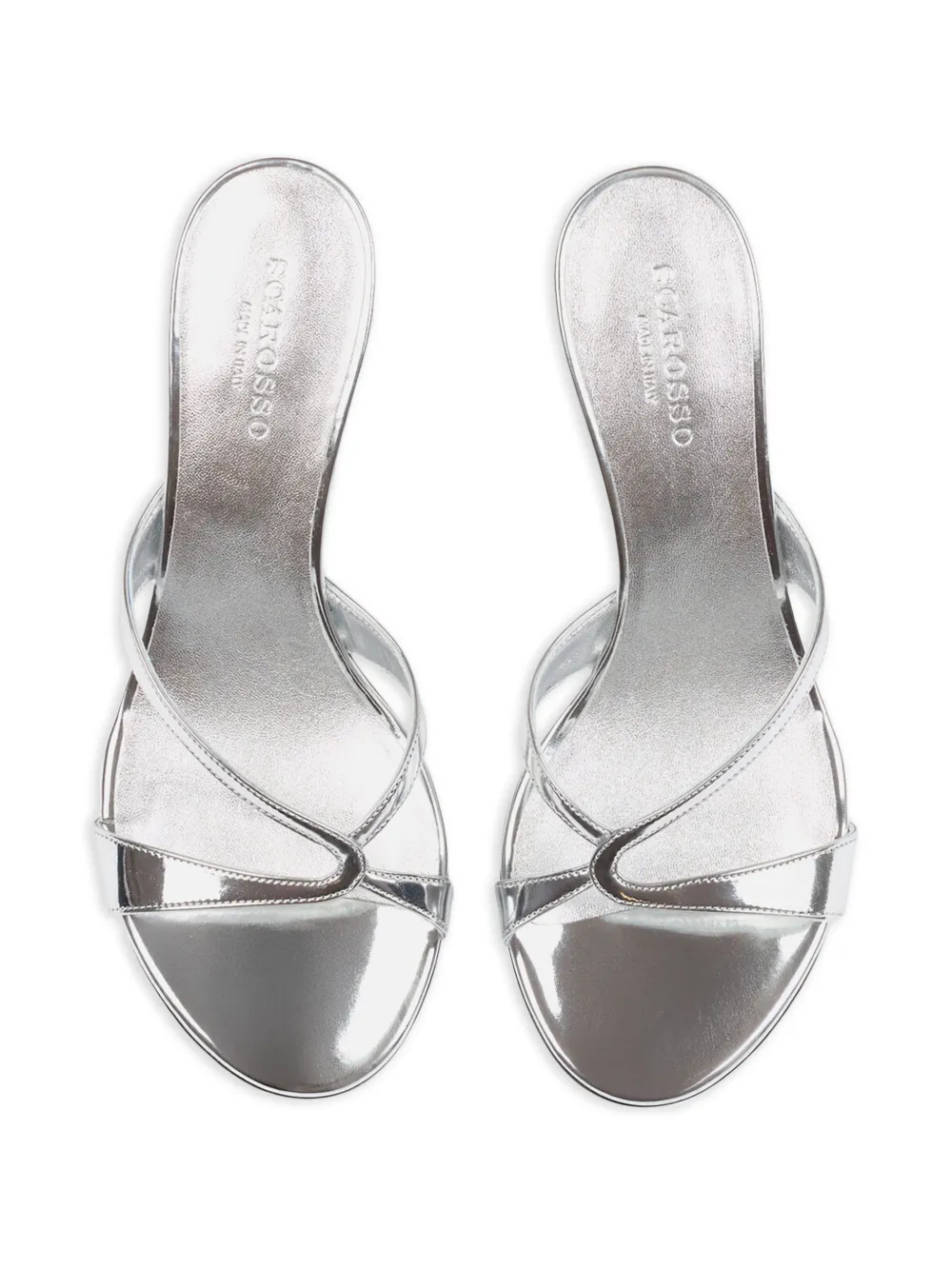 Scarosso Pauli sandalen met kruisbandjes Wit