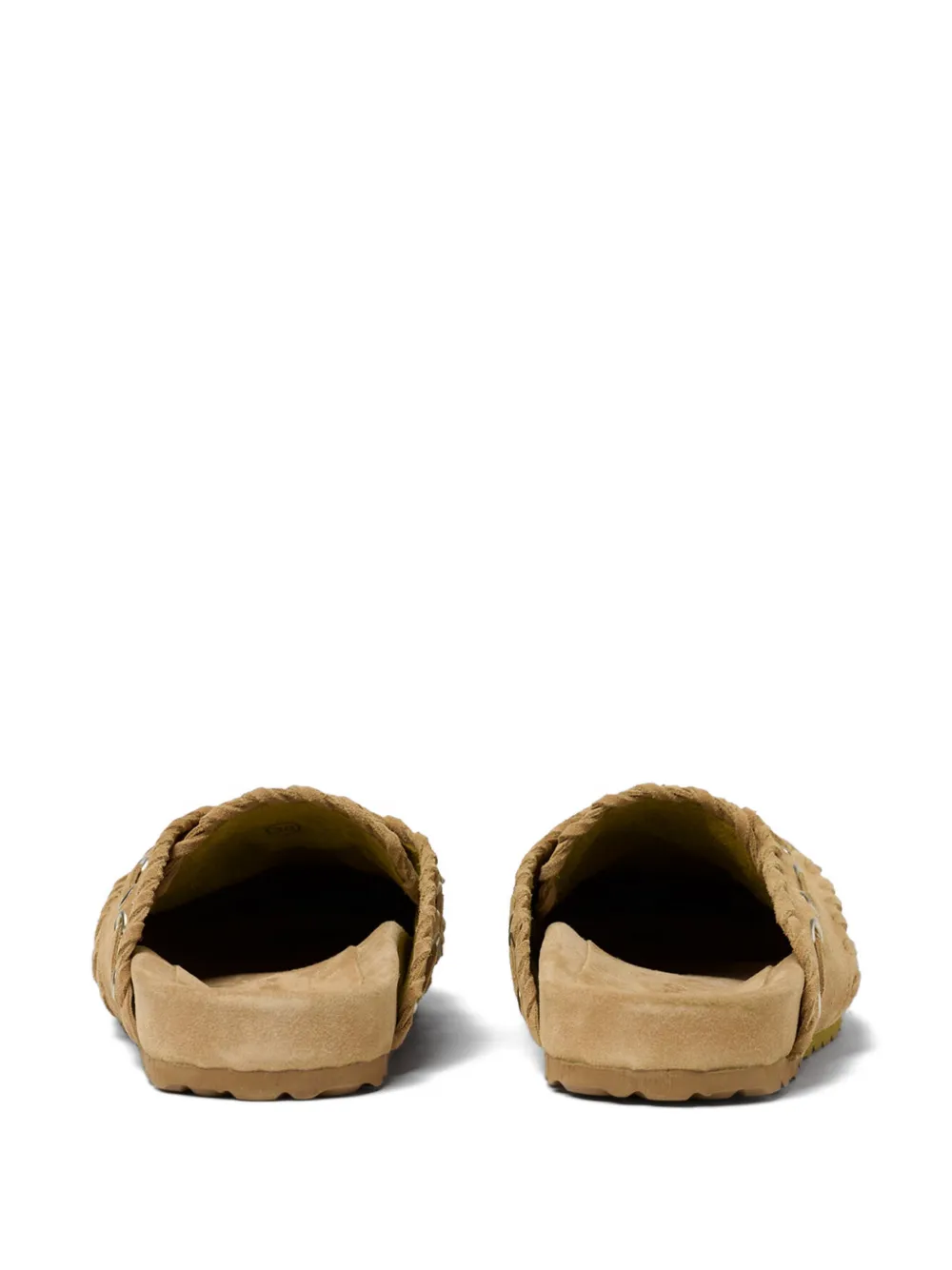 Scarosso Flora suède muiltjes Beige