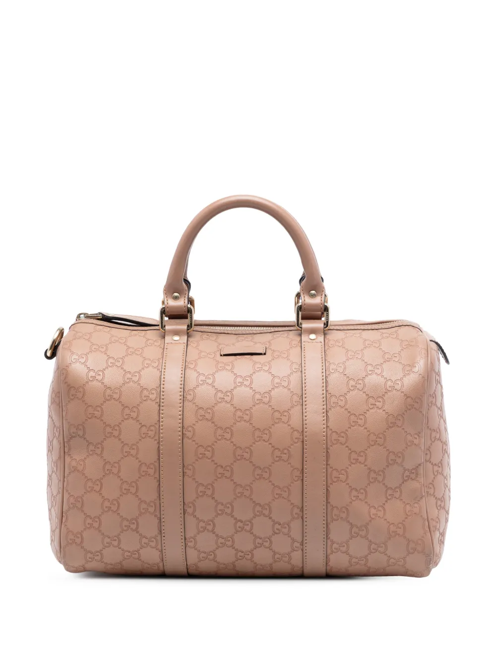 Gucci Pre-Owned 2016-2025 Medium Guccissima Joy boston bag - Marrone