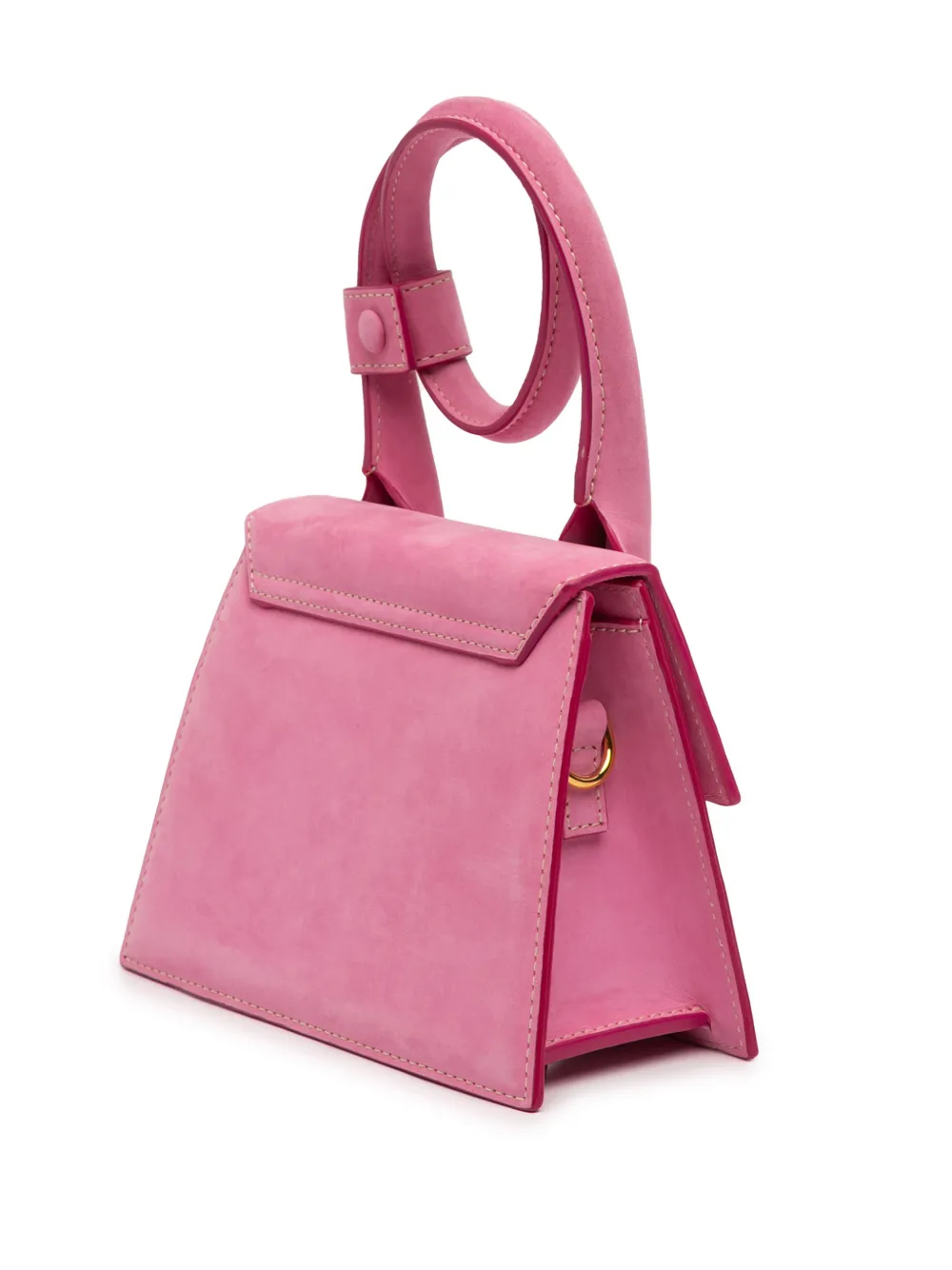  Jacquemus Pre-owned 2018-2026 Nubuck Le Chiquito Noeud Satchel - Pink 