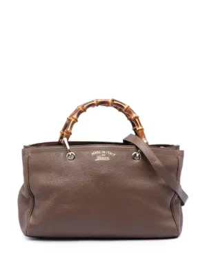 Gucci Pre-Owned 2016-2026 ミディアム カーフスキン バンブー