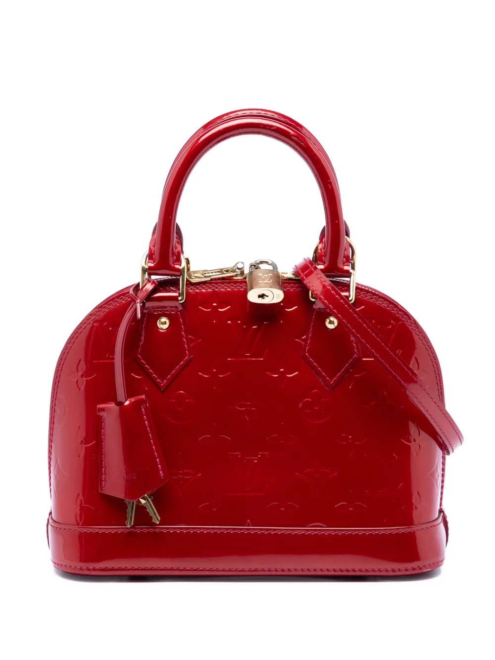 Louis Vuitton Pre-Owned 2010-2025 Monogram Vernis Alma BB satchel - Rot