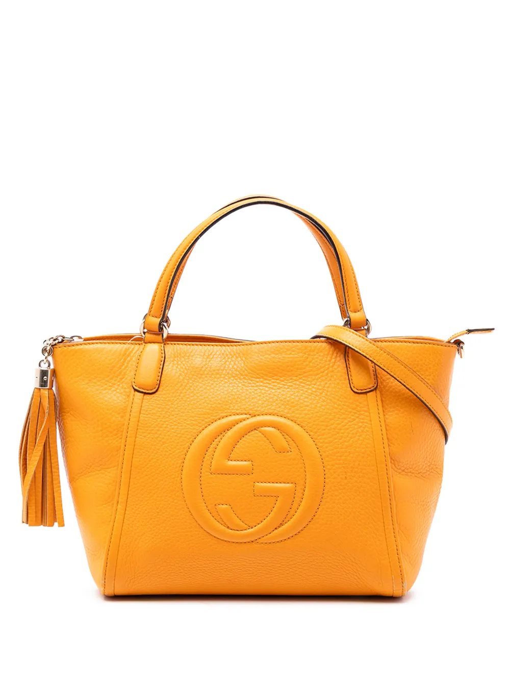 Gucci Pre-Owned 2016-2025 Small Calfskin Soho Cellarius satchel - Gelb