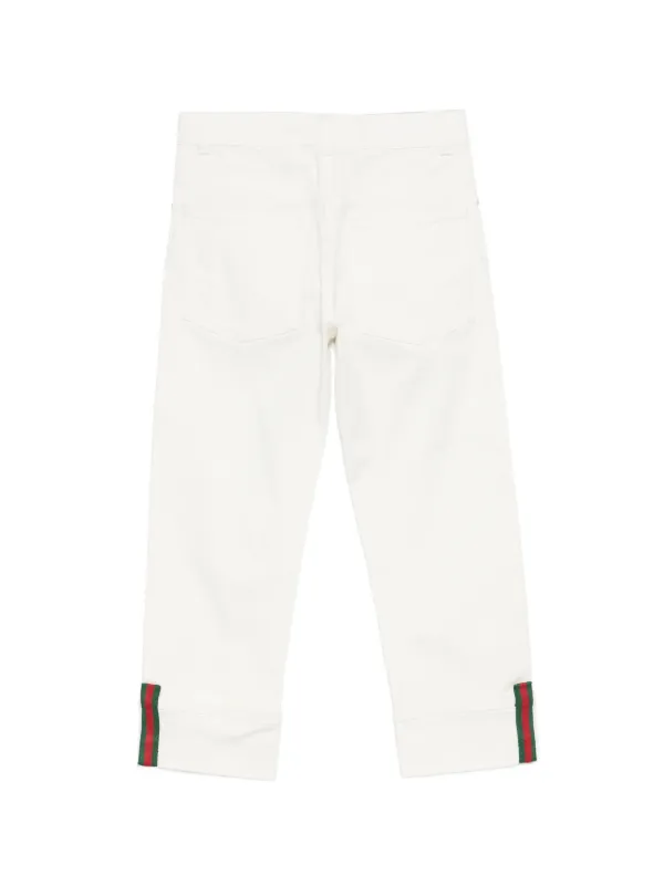 Gucci Kids パッチポケット ジーンズ | ニュートラル | FARFETCH JP