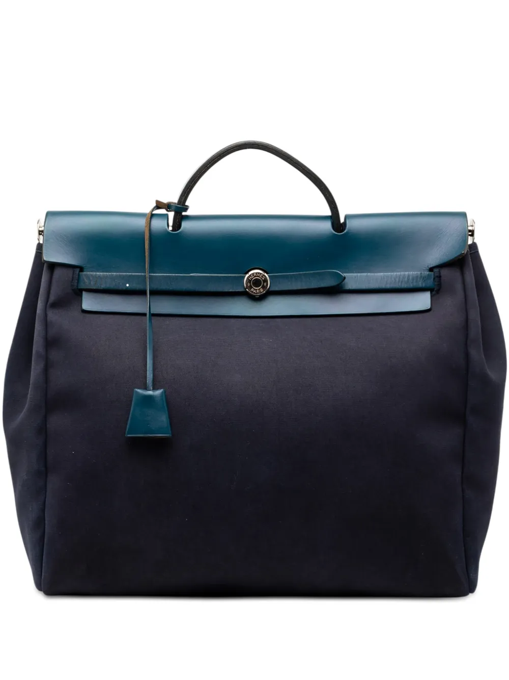 Hermès Pre-Owned 2002-2007 Toile Herbag MM satchel - Blu