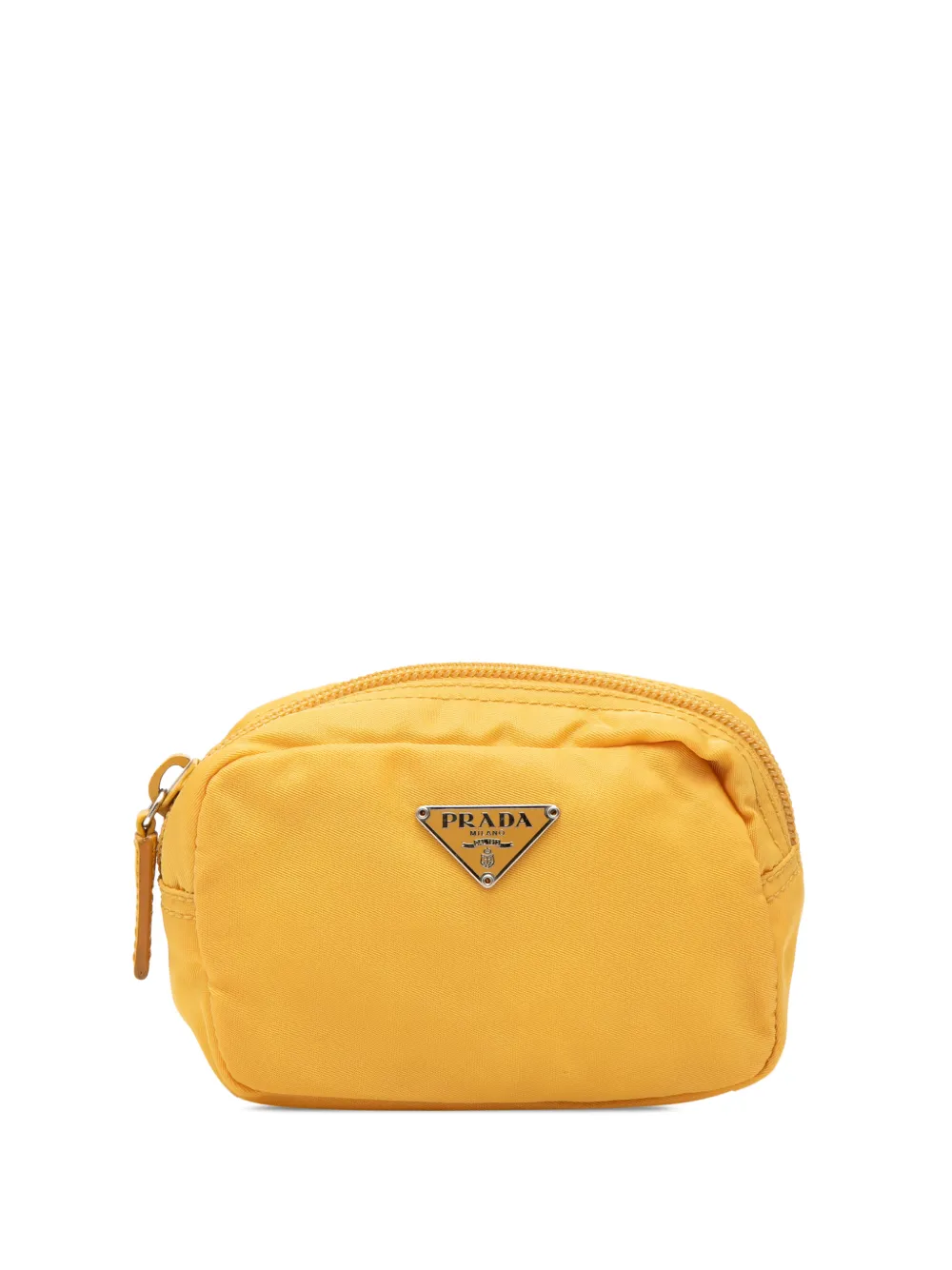 Prada Pre-Owned 2000-2013 Tessuto pouch - Giallo