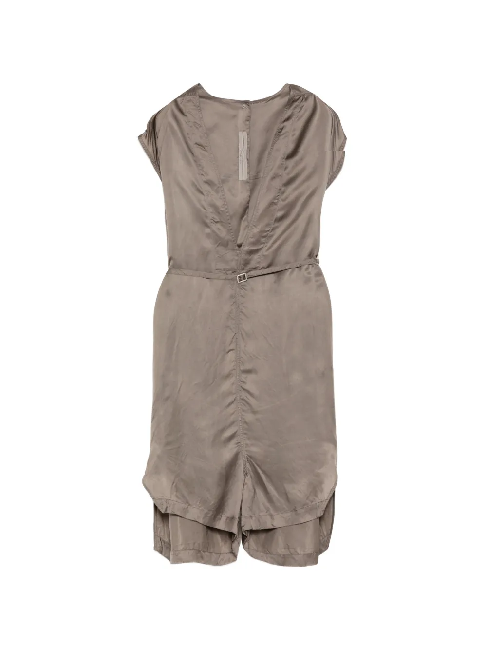 Rick Owens short-sleeves jumpsuit - Grigio