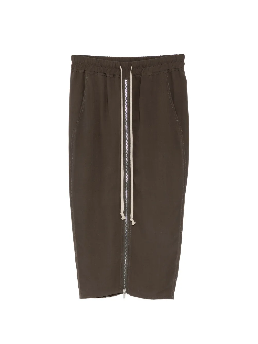 Rick Owens Pillar midi skirt - Brown