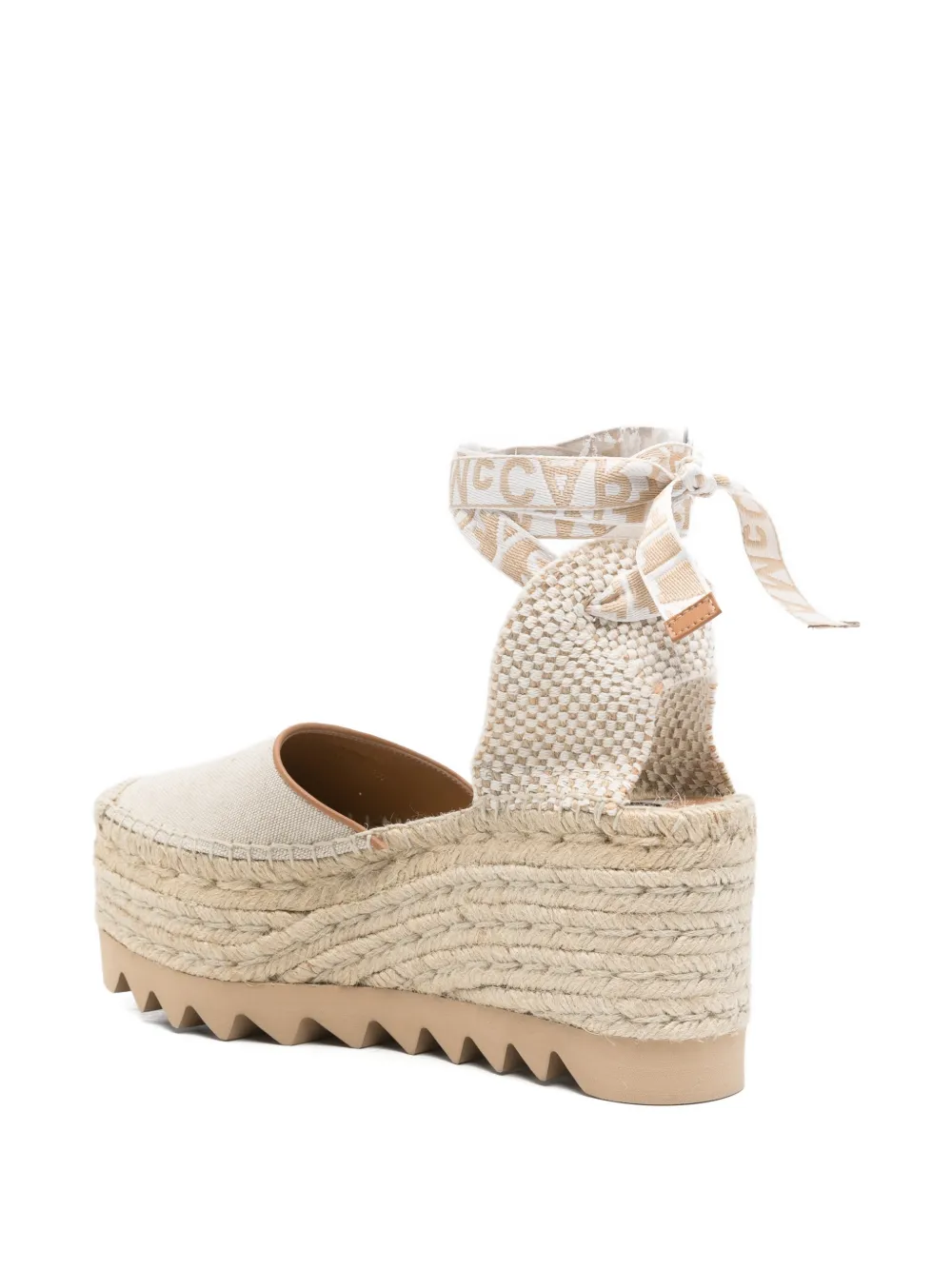 Stella McCartney Gaia platform espadrilles Beige