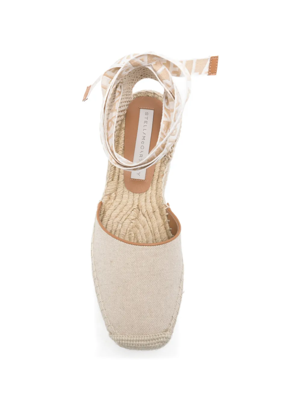 Stella McCartney Gaia platform espadrilles Beige