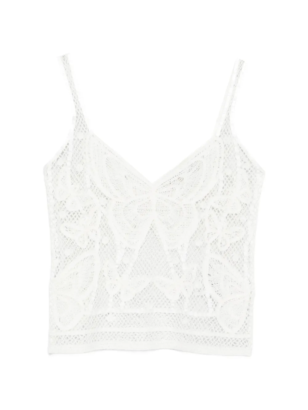 Blumarine lace top - Bianco