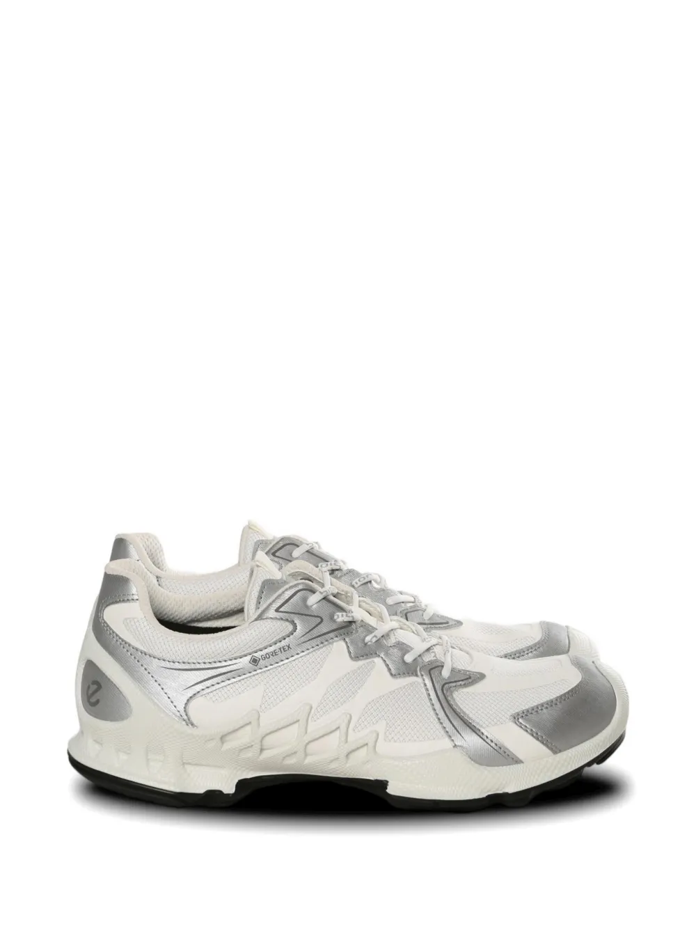 ECCO metallic panelled sneakers - Bianco