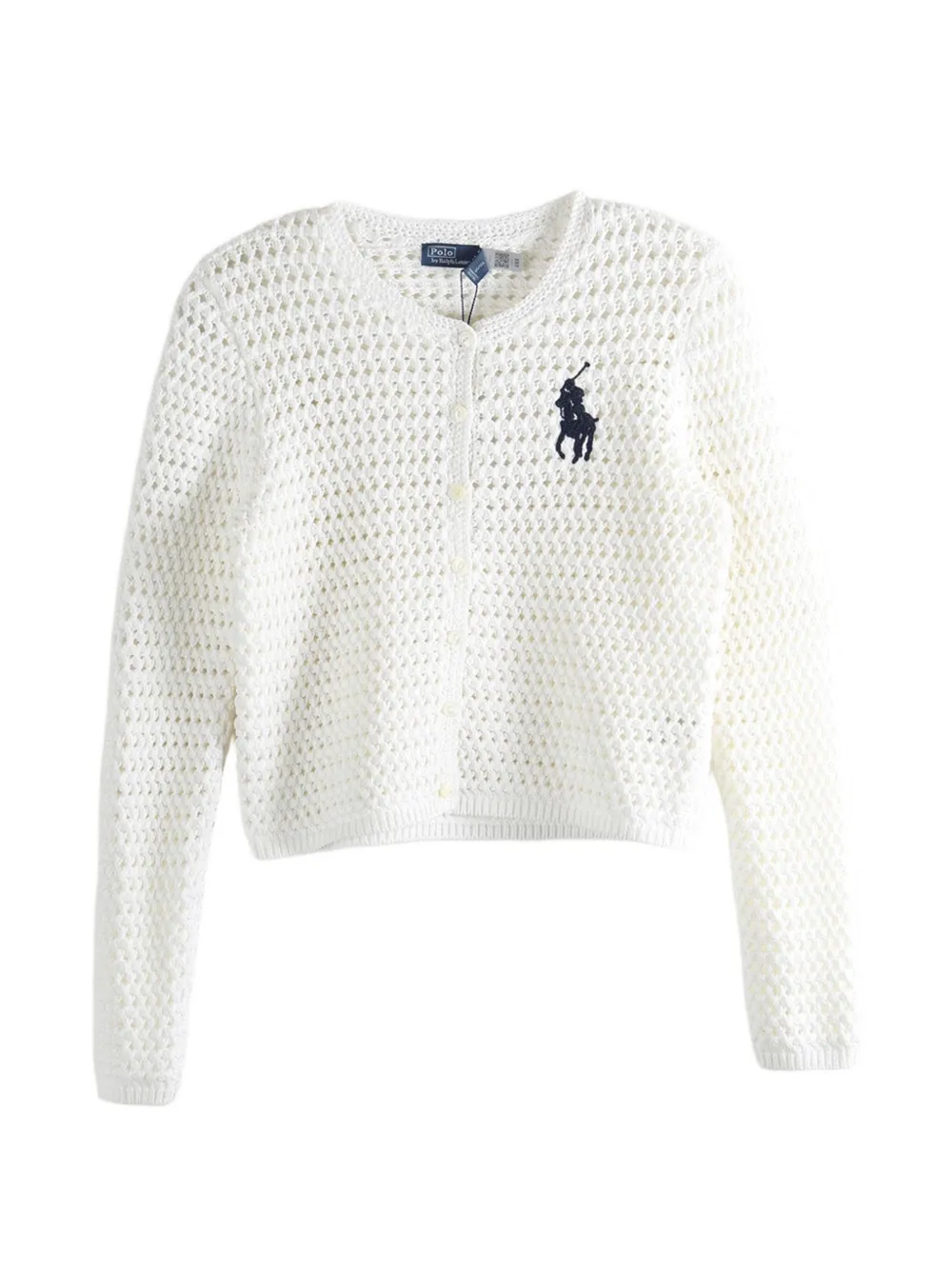Polo Ralph Lauren embroidered cardigan - Bianco