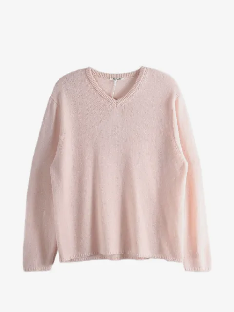 Auralee V-neck cashmere sweater
