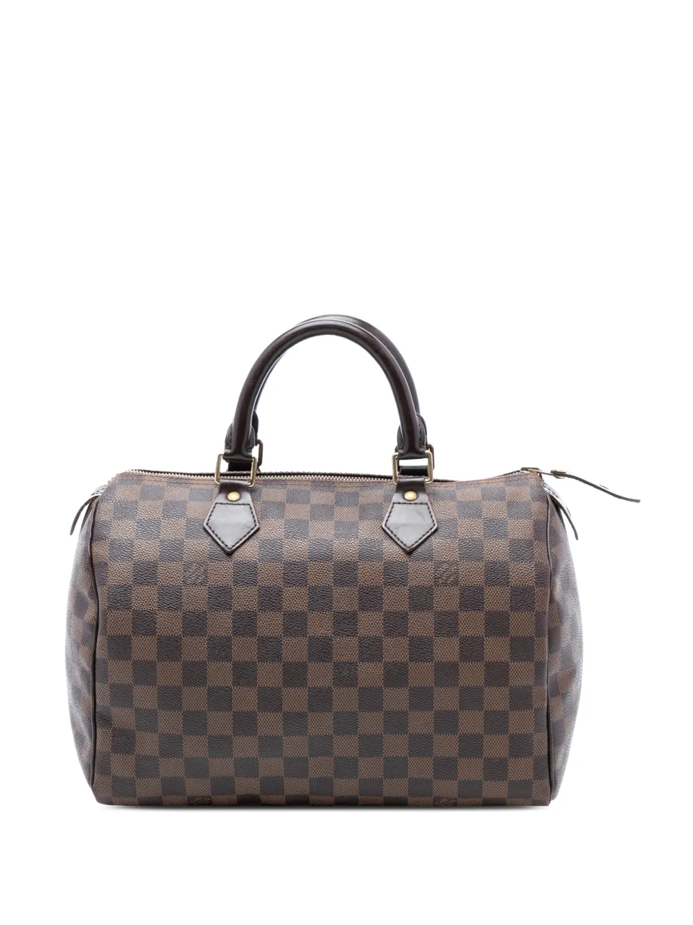 Louis Vuitton Pre-Owned 2012 Damier Ebene Speedy 30 boston bag - Marrone
