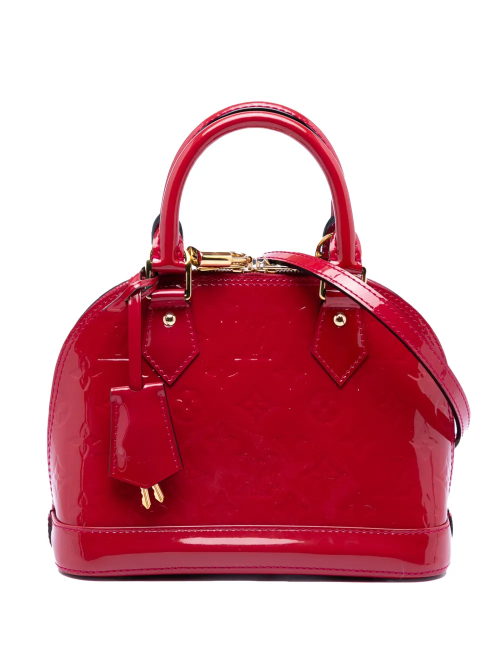 Louis Vuitton Pre-Owned 2015 Monogram Vernis Alma BB satchel - Rosa