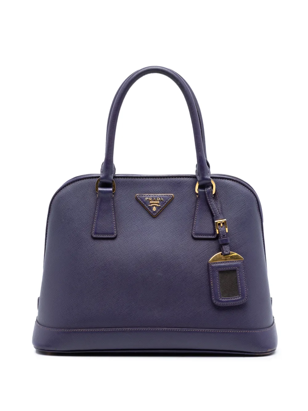 Prada Pre-Owned 2010-2026 Medium Saffiano Lux Open Promenade satchel - Purple