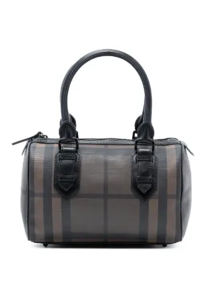 Burberry Pre-Owned 2000-2017 Smoke Check Coated Canvas Chester