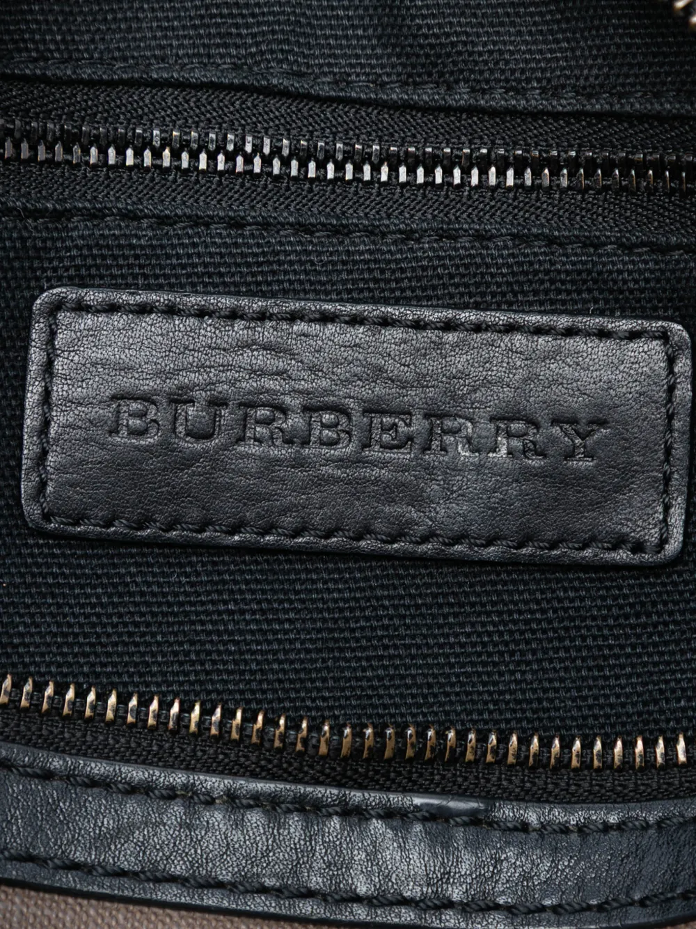 Burberry Pre-Owned 2000-2017 Smoke Check Coated Canvas Chester