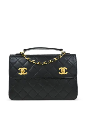CHANEL Pre-Owned 1990s キルティング ショルダーバッグ | ブラック