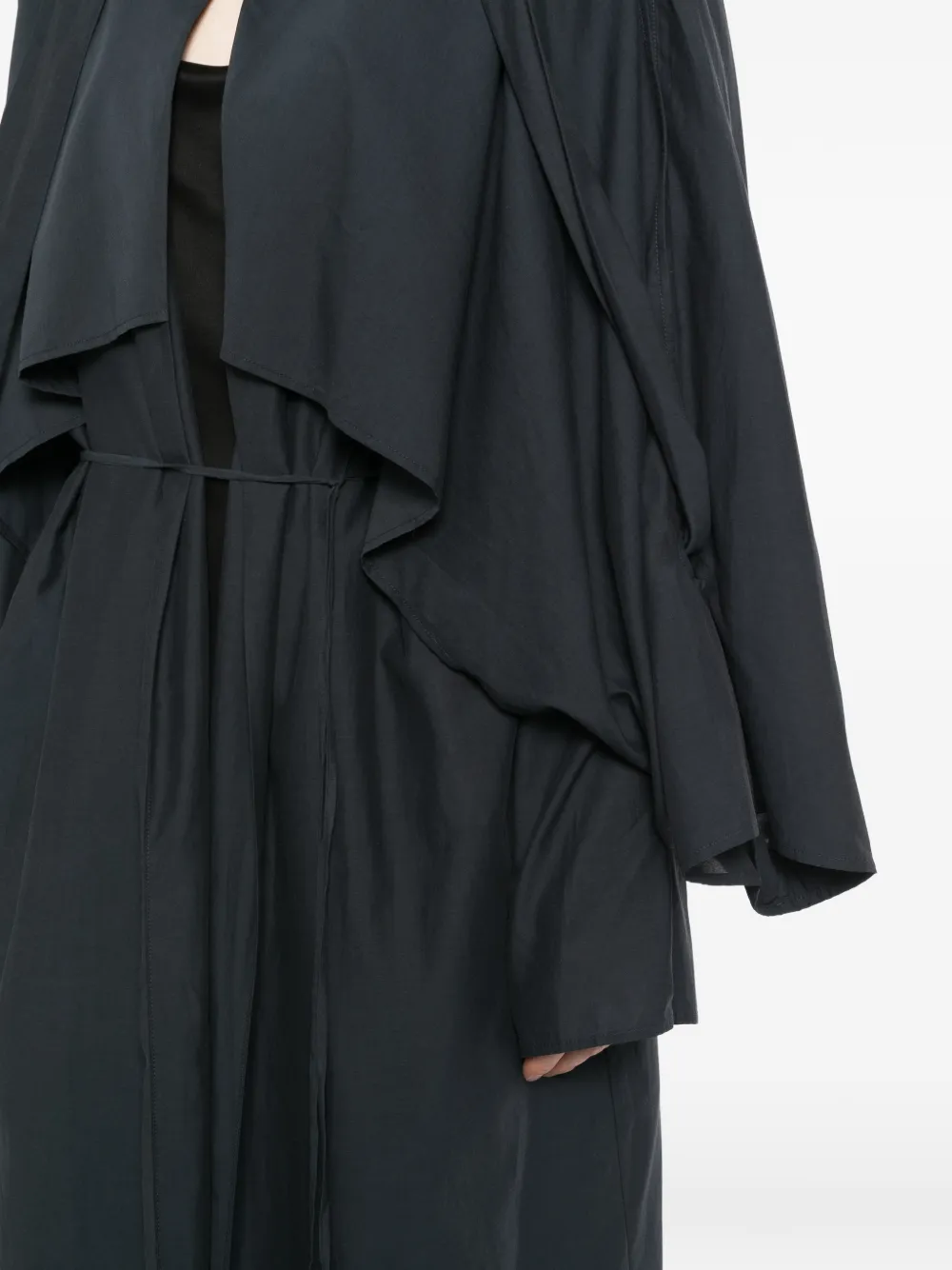 RUOHAN Ulva trenchcoat Zwart