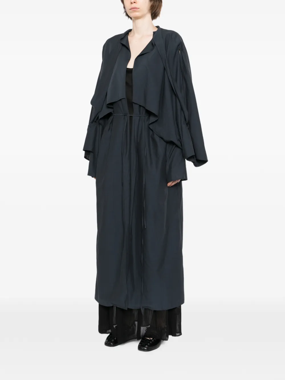 RUOHAN Ulva trenchcoat Zwart