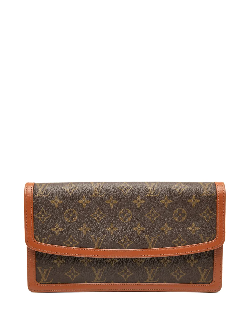 Louis Vuitton Pre-Owned 1988 Monogram Pochette Dame GM clutch bag - Marrone