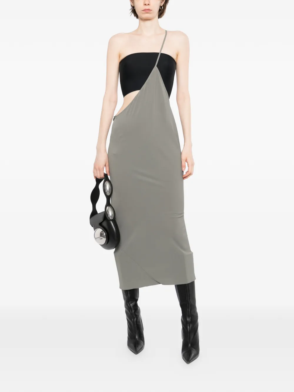 Rick Owens Asymmetrische jurk Grijs
