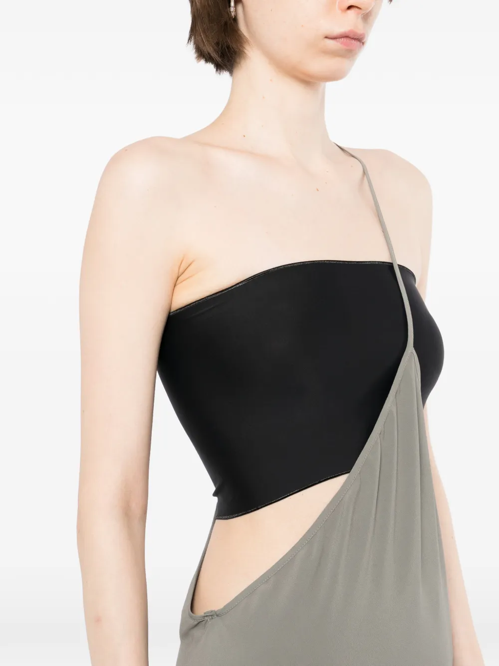 Rick Owens Asymmetrische jurk Grijs