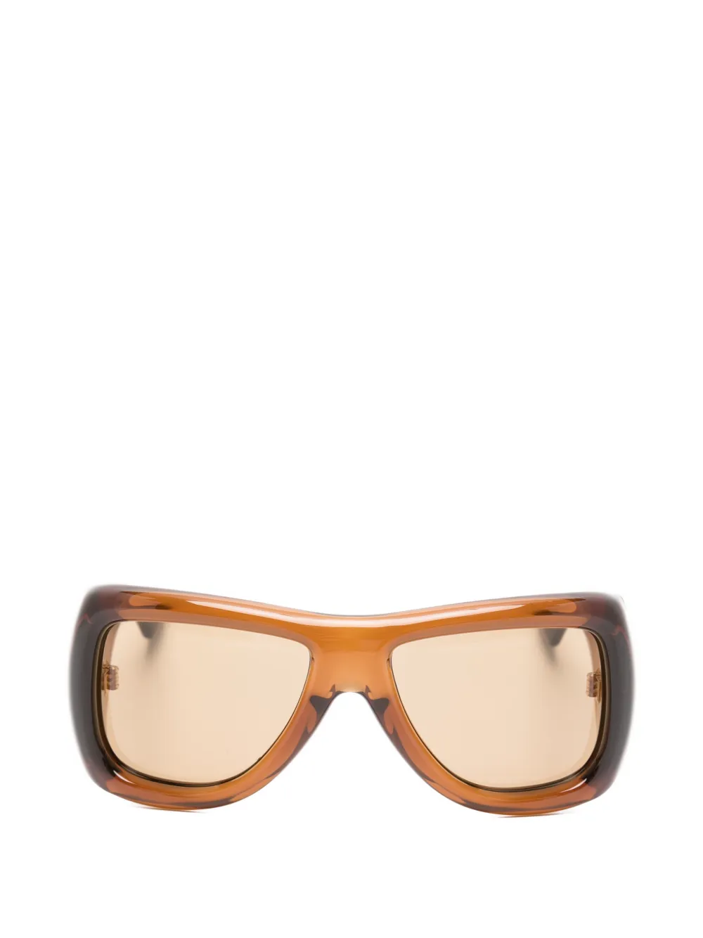 Saint Laurent Eyewear pilot-frame sunglasses - Braun