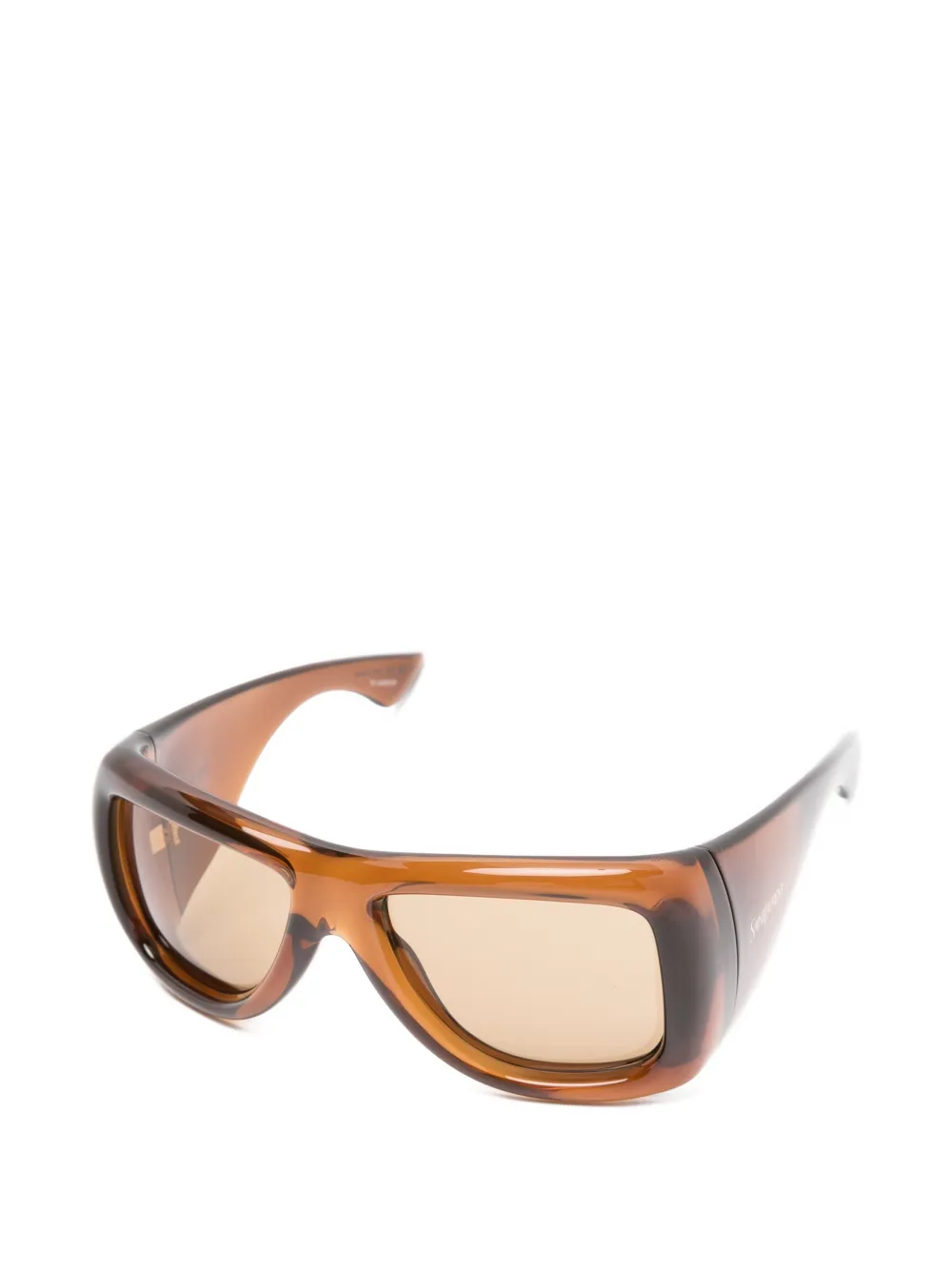 Saint Laurent Eyewear Zonnebril met piloten montuur Bruin