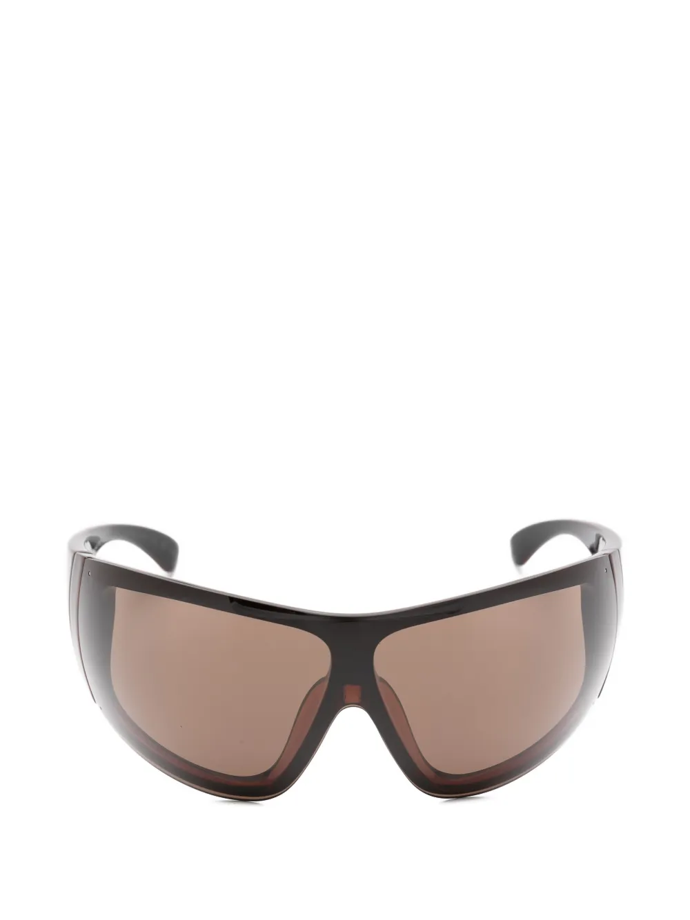 Saint Laurent Eyewear oversized-frame sunglasses - Marrone