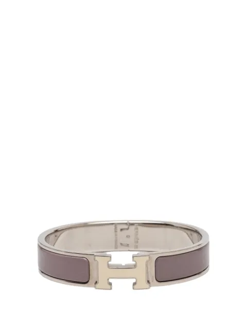 Hermès Pre-Owned 2000-2015 Narrow Enamel Clic H Bracelet PM costume bracelet