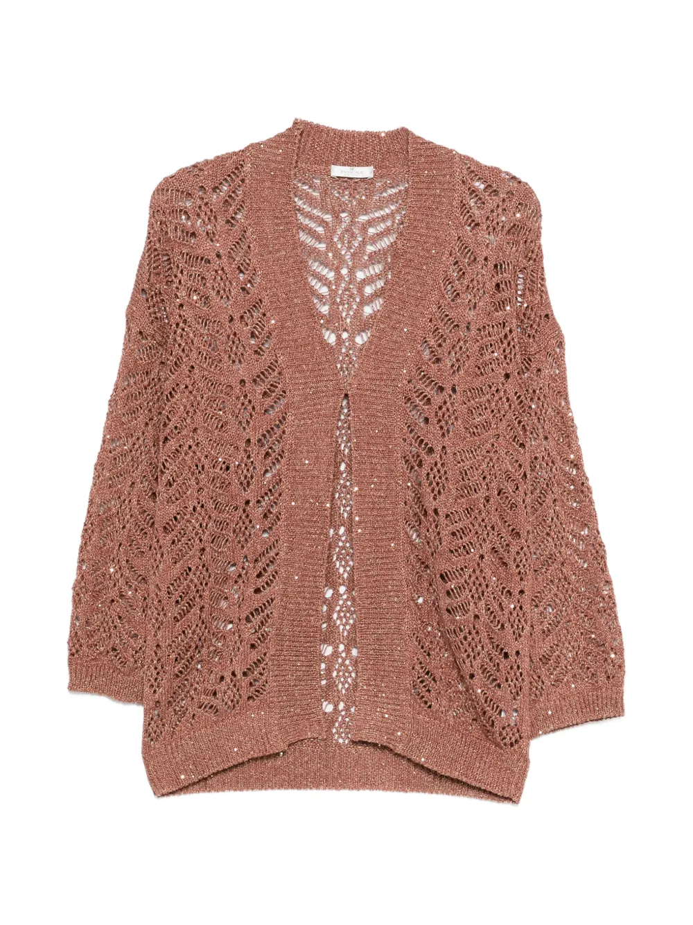 PANICALE V-neck cardigan - Marrone
