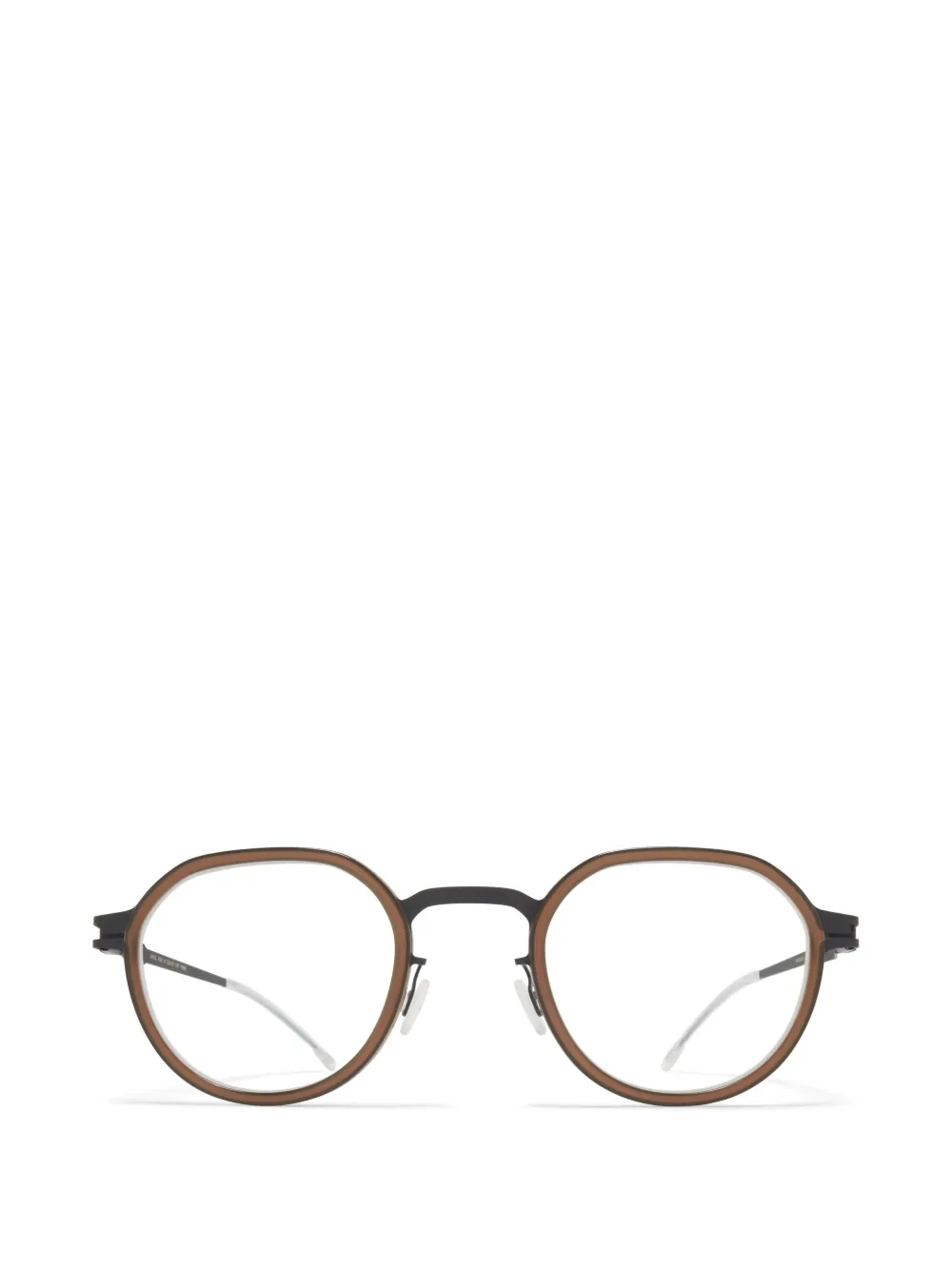 Mykita Ribo round-frame glasses - Marrone