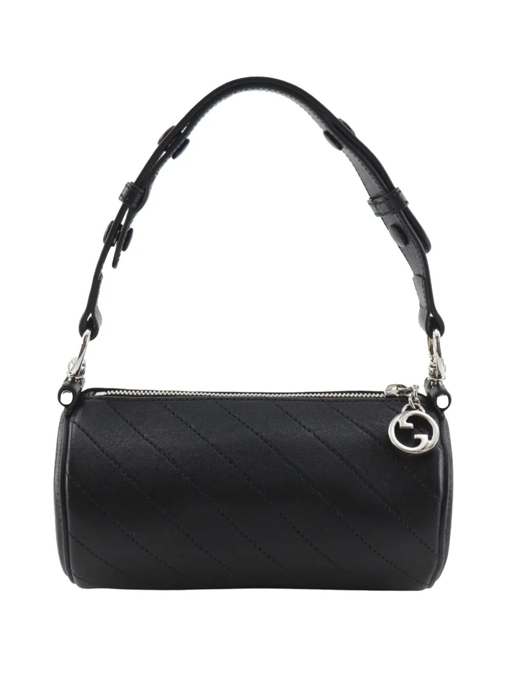 Gucci Pre-Owned 2016-2026 Mini Leather Blondie Barrel shoulder bag - Nero