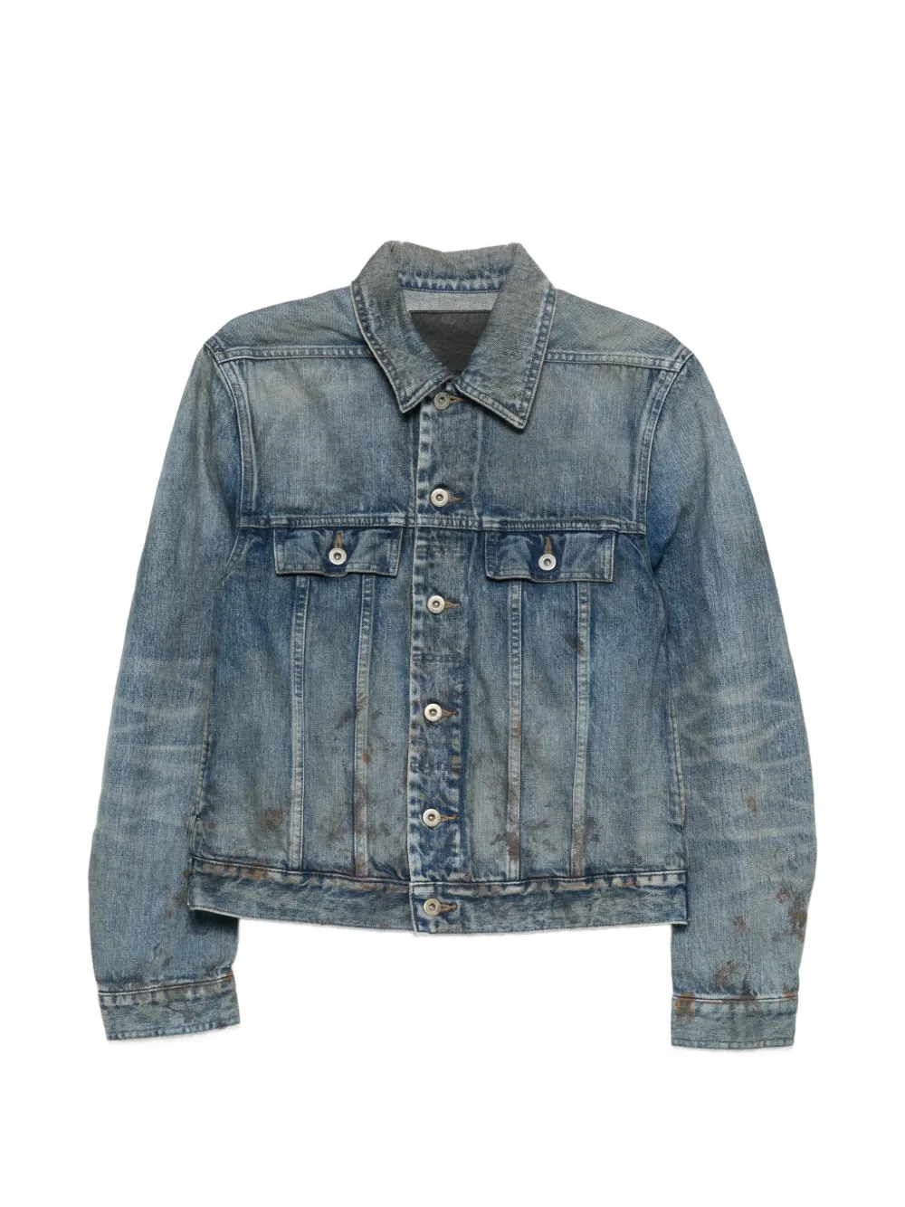 Rick Owens DRKSHDW buttoned jacket - Blu