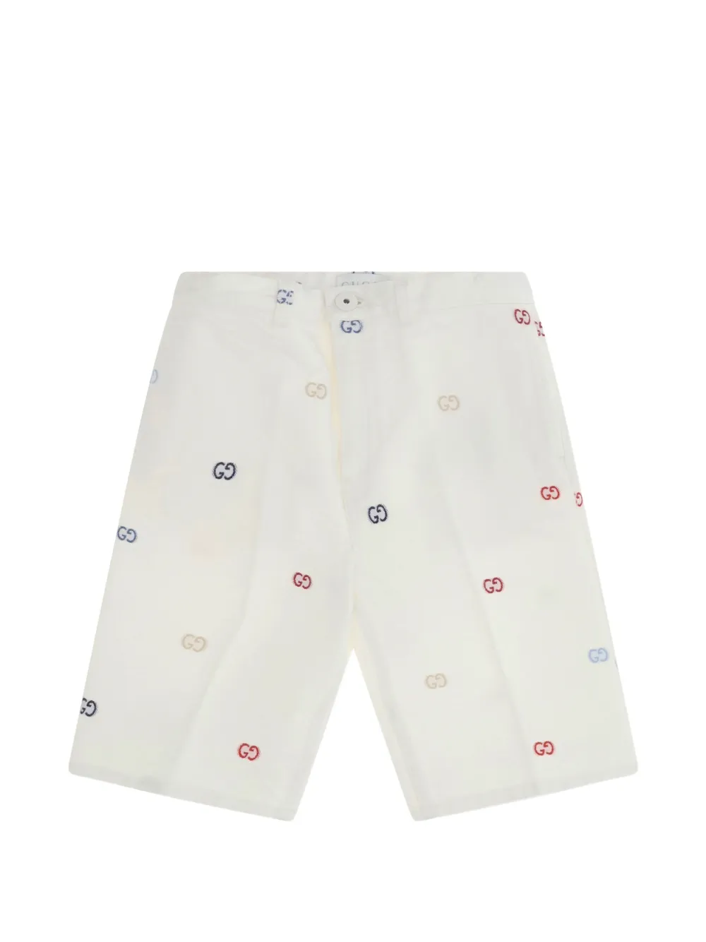 Gucci Kids jacquard bermuda shorts - Weiß