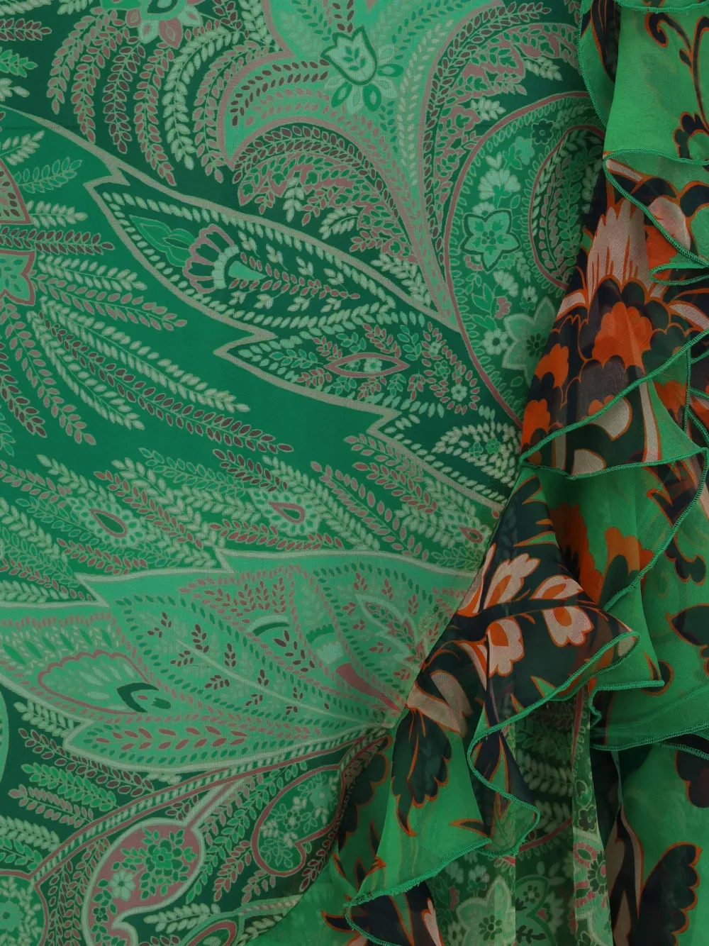ETRO Rok met paisley-print Groen