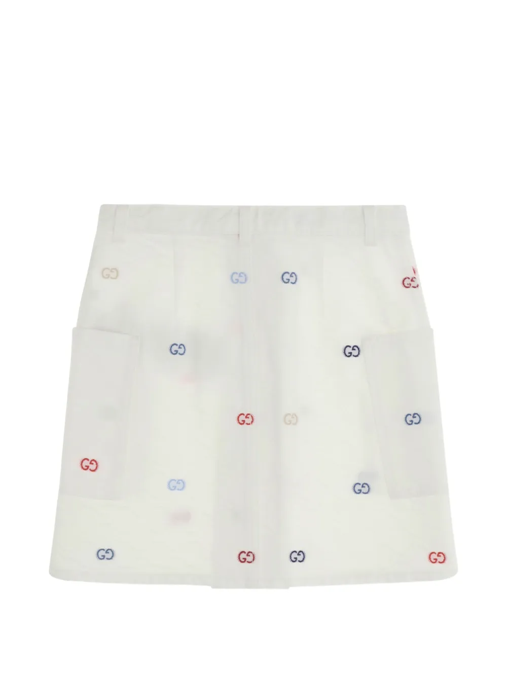 Gucci Kids Rok met jacquard zak Wit