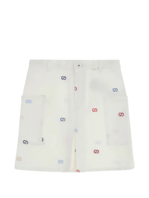 Gucci Kids jacquard pocket skirt