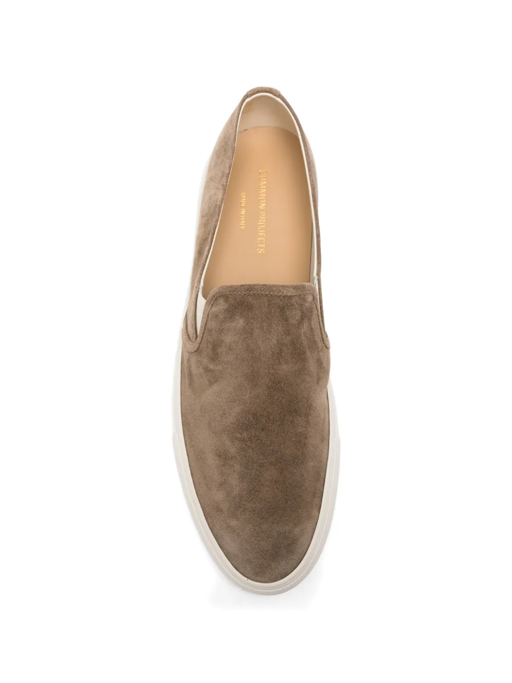 Common Projects slip-on suede sneakers Beige
