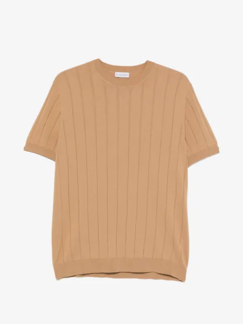 ÉPHÉMÈRE playera tejida de canalé manga corta