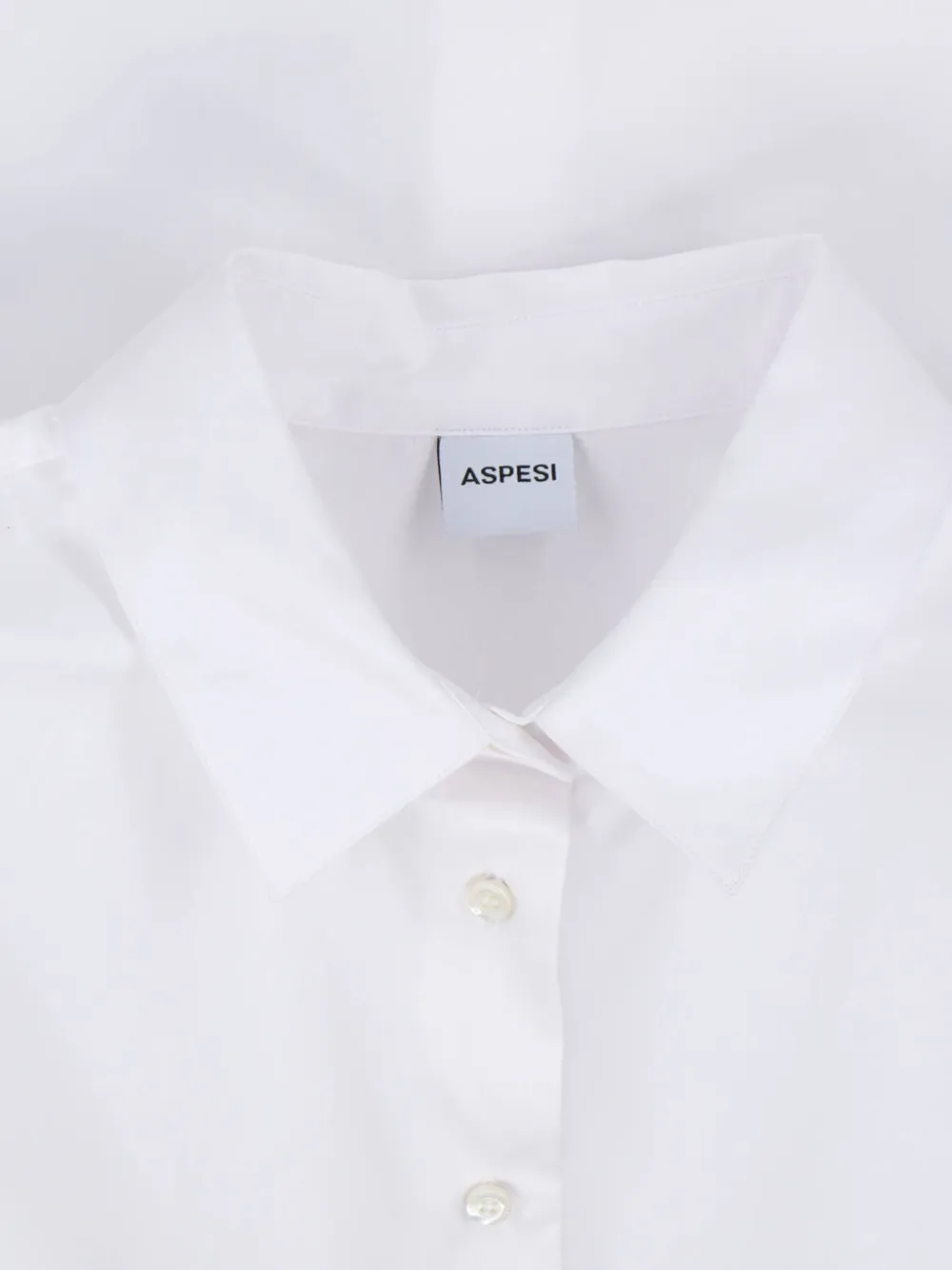 ASPESI Shirt met knopen Wit
