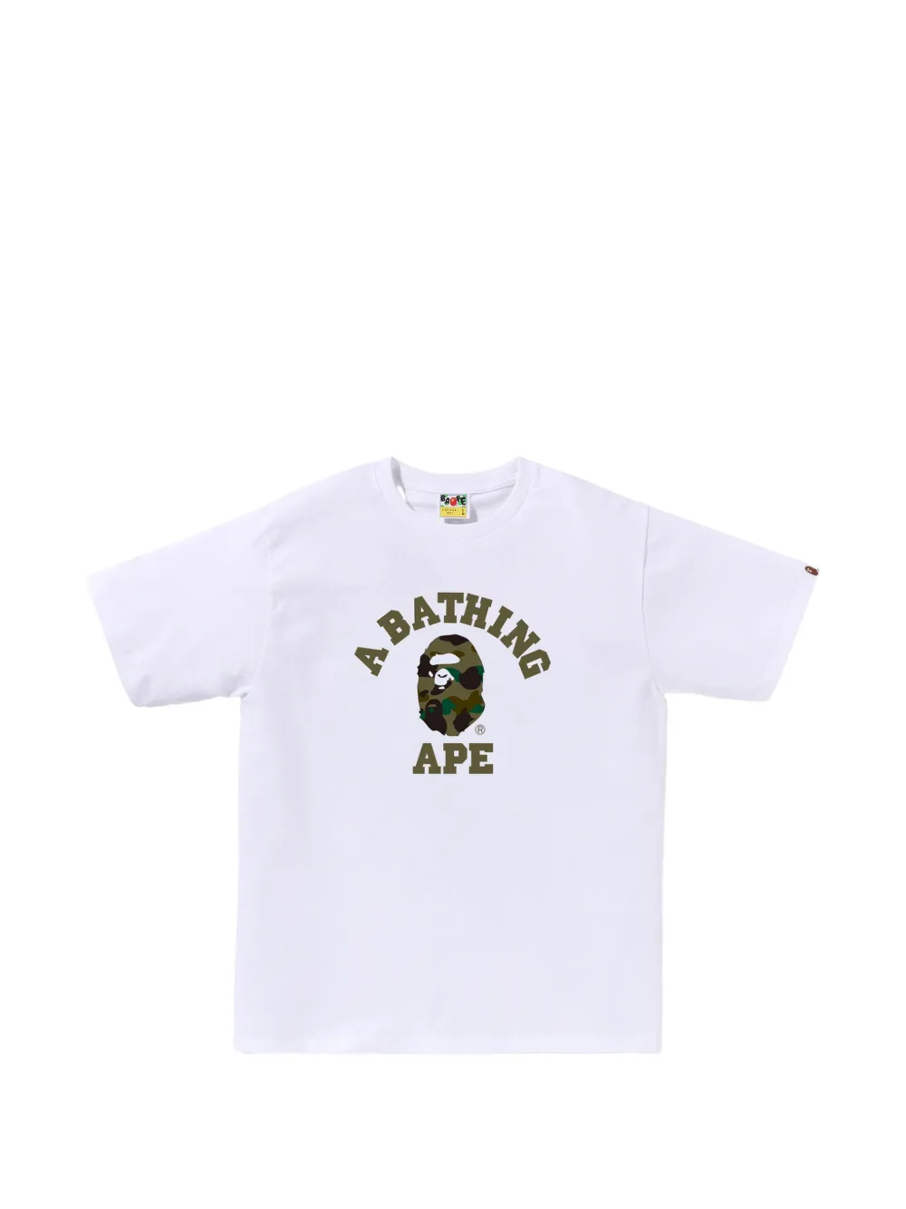 A BATHING APE® camouflage-print T-shirt - Bianco