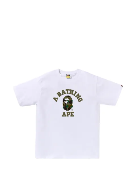 A BATHING APE® camouflage-print T-shirt