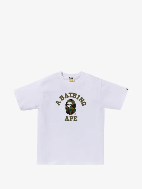 A BATHING APE® camouflage-print T-shirt