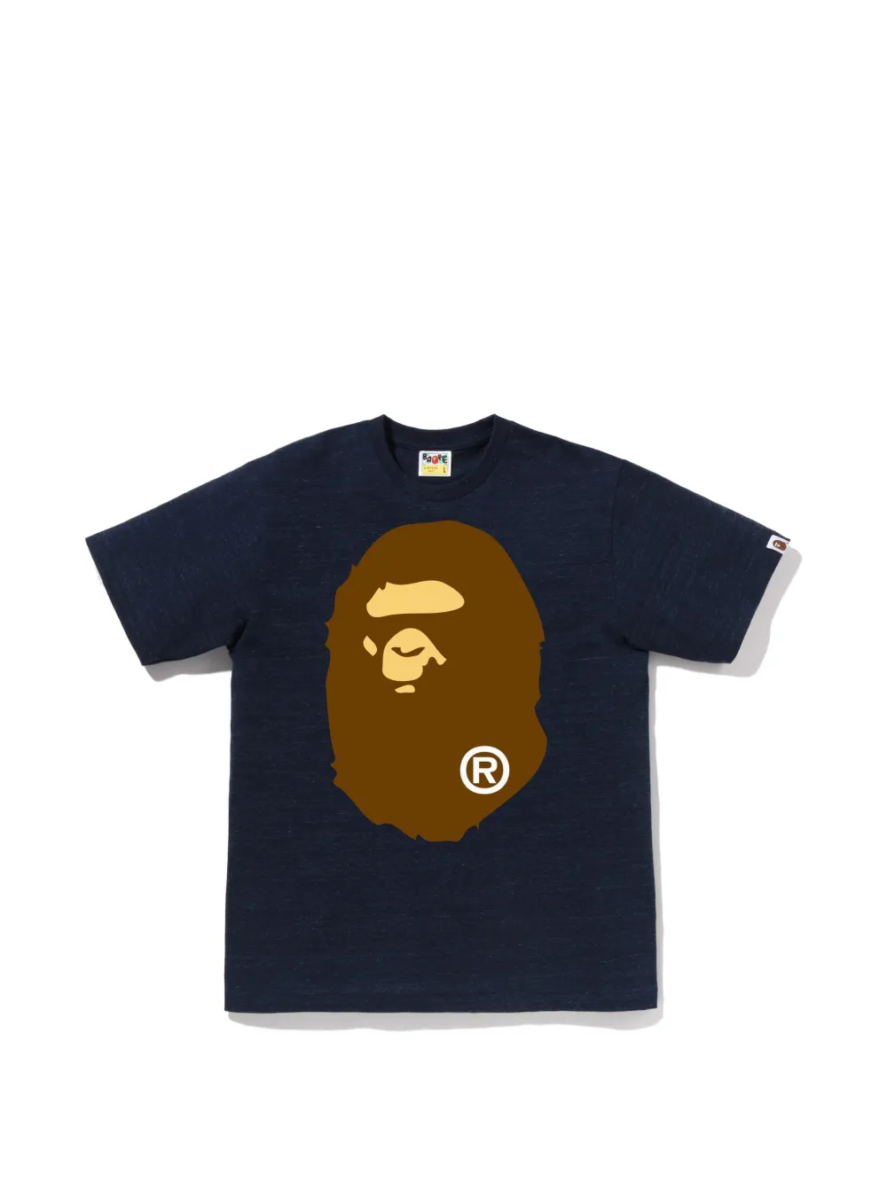 A BATHING APE® Big Ape Head cotton T-shirt - Blu